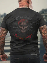 Herren Oldschool Fallschirm jäger T-Shirt mit kurzen Ärmeln